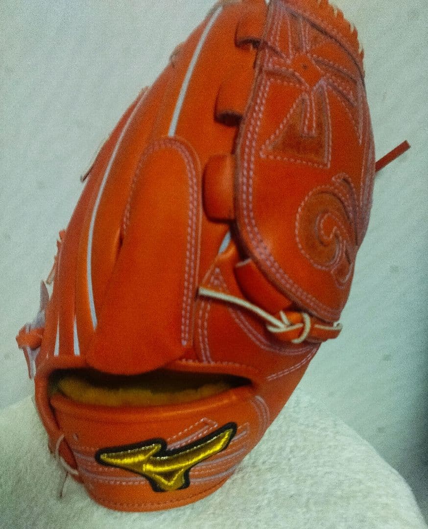 ミズノプロ 硬式グローブ投手用希少モデル 波賀JAPAN BBSショップ限定