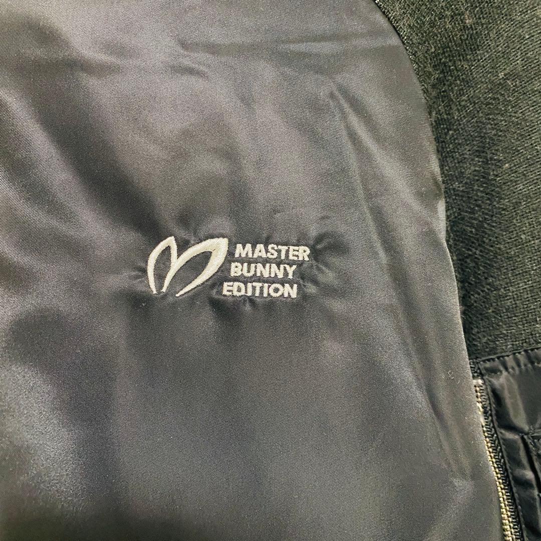 マスターバニー　 ニット　ナイロン　ジャケット　異素材　切替　 メンズ サイズ4