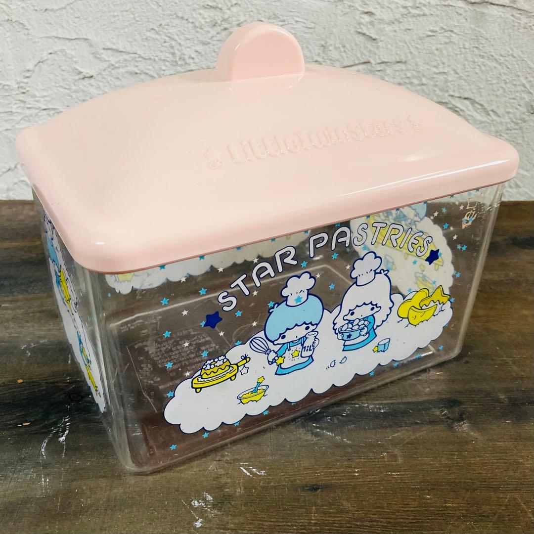 昭和レトロ サンリオ '76 キキララ ビンテージ 菓子入 小物 オーガナイザー