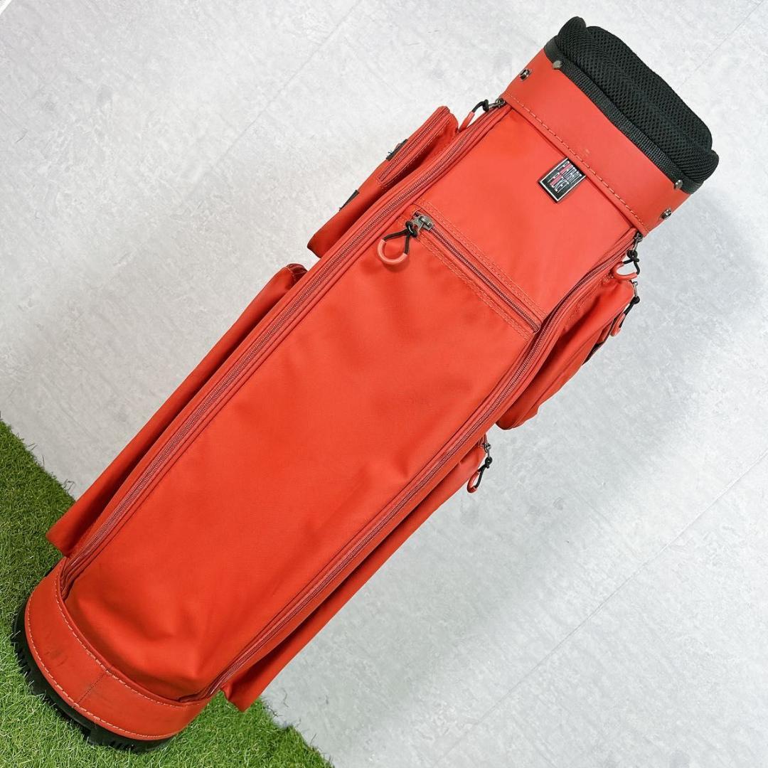 HONMA ホンマ　多機能　キャディバッグ　ゴルフ　オレンジ　希少　初心者