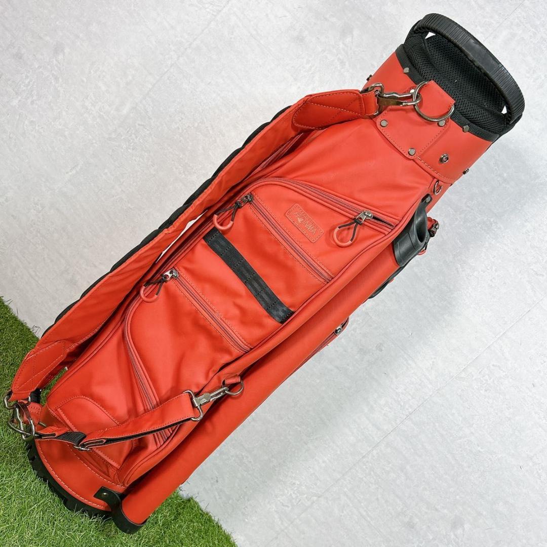 HONMA ホンマ　多機能　キャディバッグ　ゴルフ　オレンジ　希少　初心者