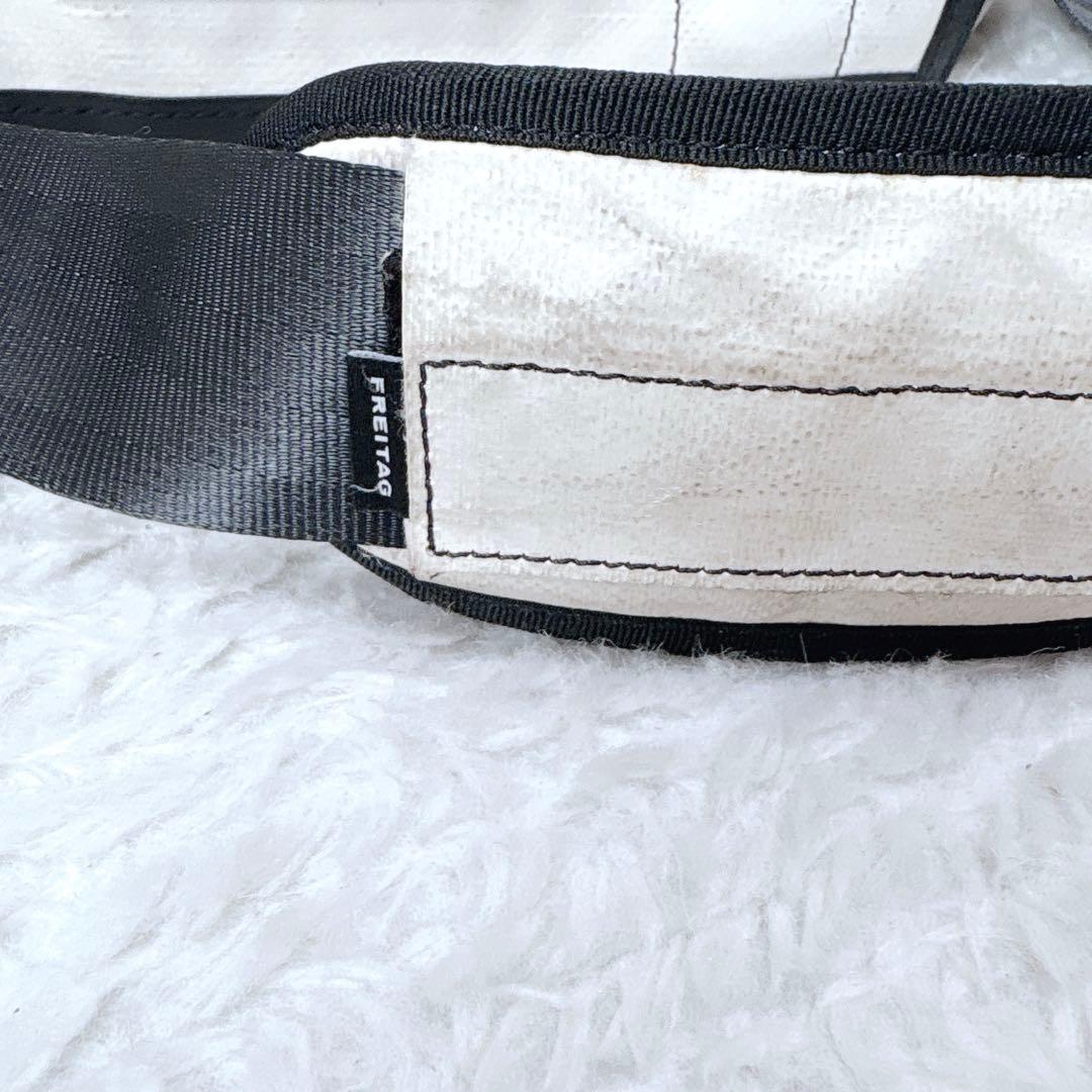FREITAG F12 Dragnet オールオフホワイト メッセンジャーバッグ
