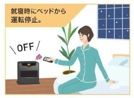 【新品 未使用 未開封】石油ファンヒーター（リモコン付）木造12畳