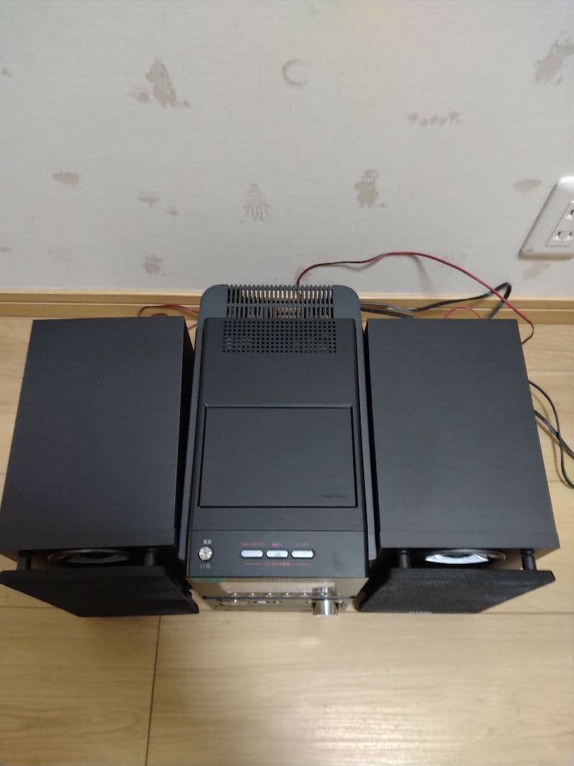 ⑤美品SONY CD・MD・カセットデッキ コンポ cmt-m35wm ソニー