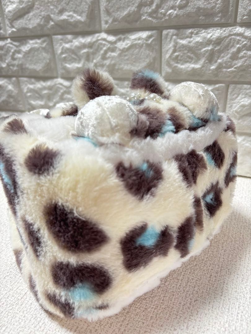 黒*こ様 コヤンイサムチョン　ハンドメイド　ファーバッグ　ハチワレねこちゃん　ヒ