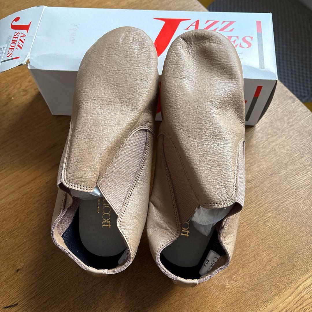 Chacott ジャズシューズ 25.5cm ベージュ