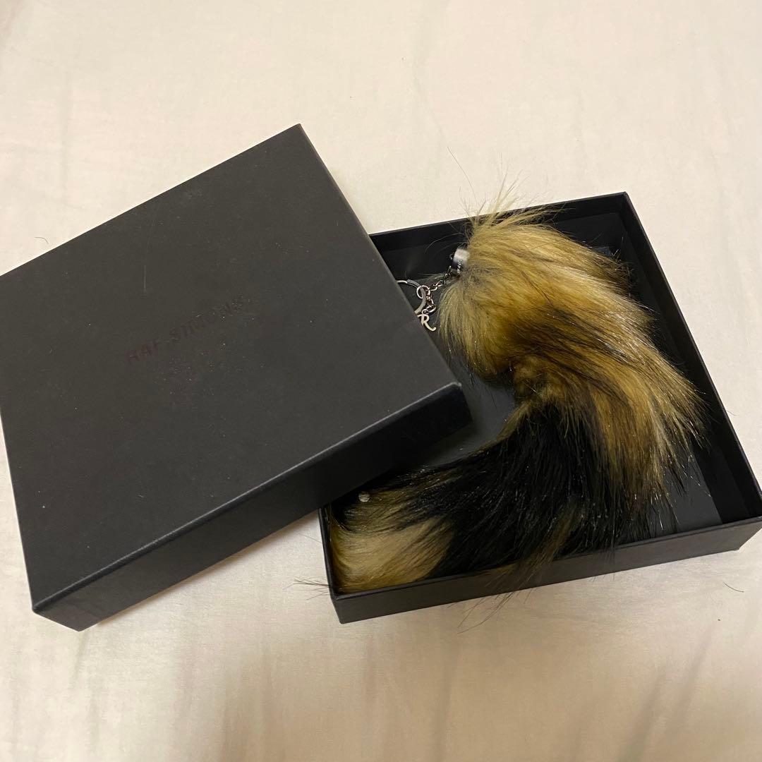 RAFSIMONS ラクーンファーキーホルダー