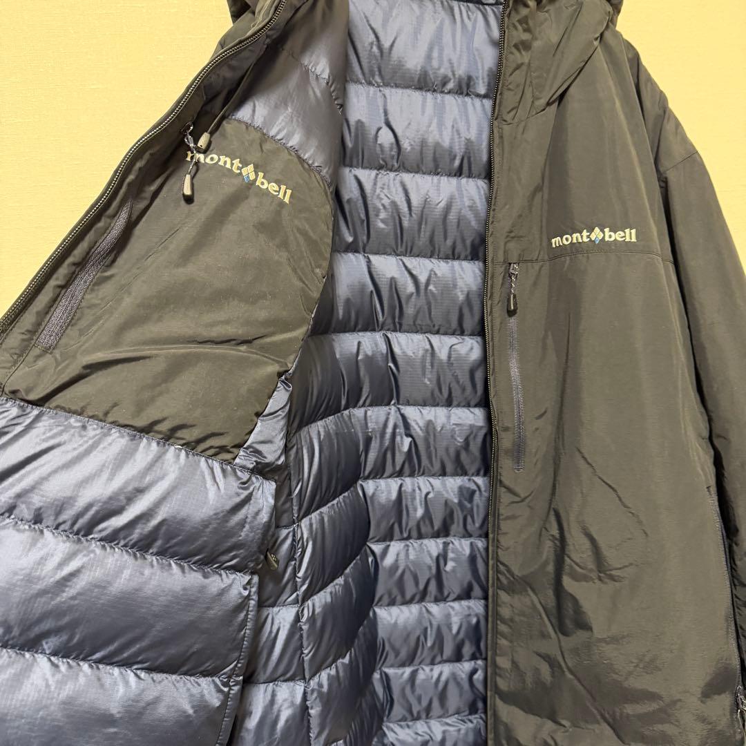 ＊モンベル　コロラドパーカ　メンズ　ブラック　ダークネイビー　XL