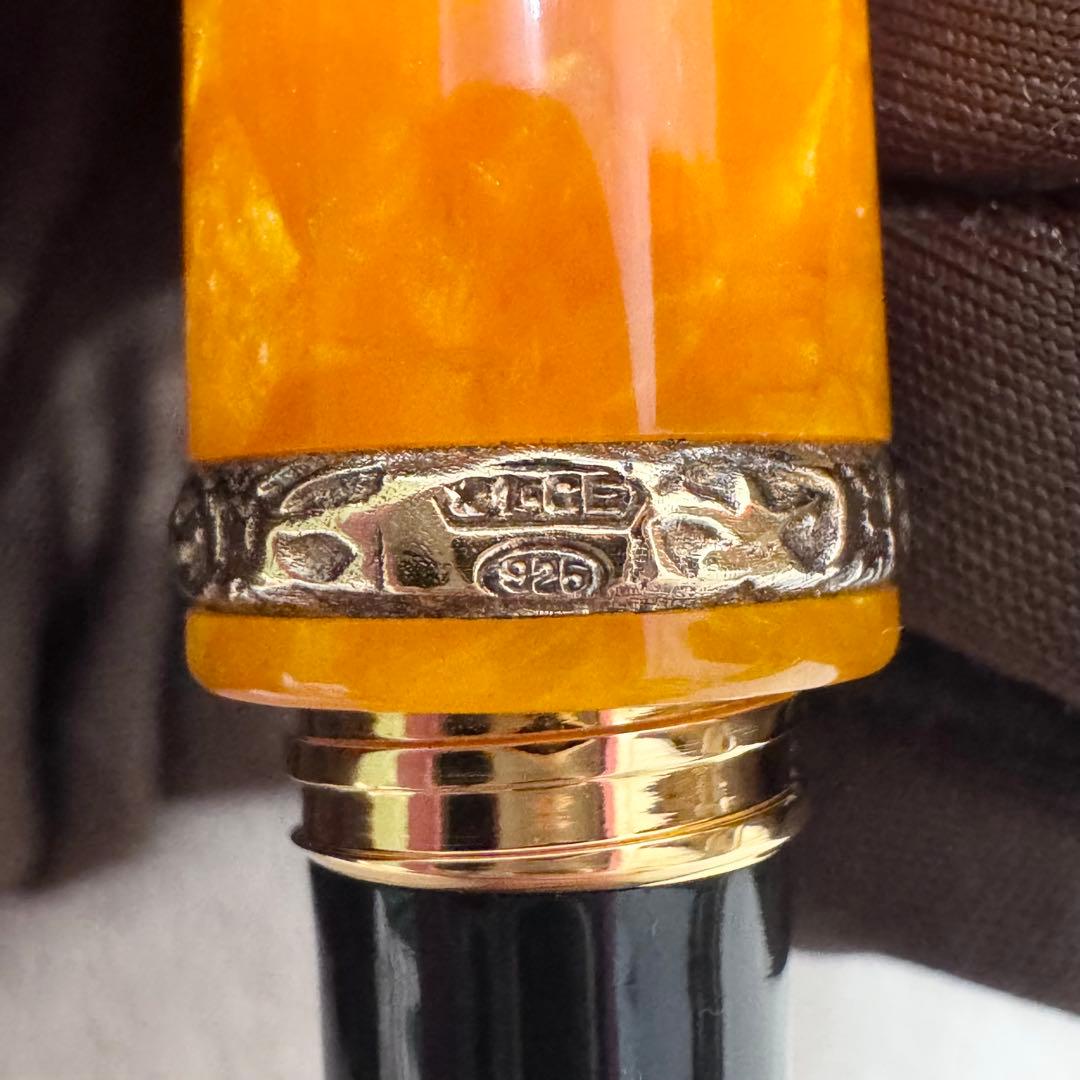 デルタ 万年筆 ドルチェビータ パピヨン バーメイル F