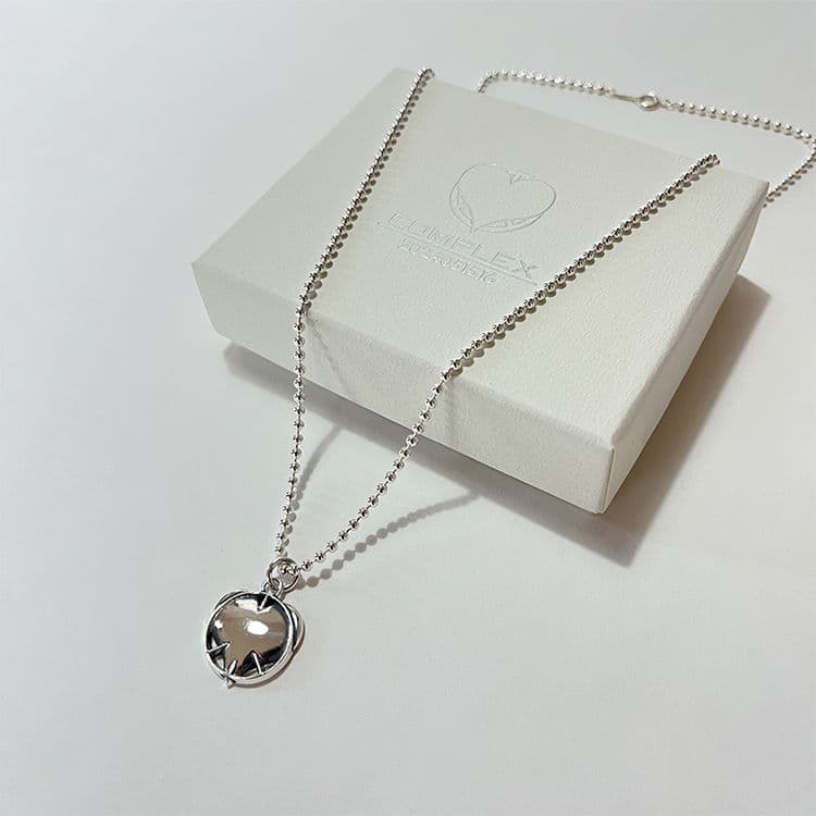 【超希少】ピースハート・シルバーネックレス COMPLEX 『日本一心』