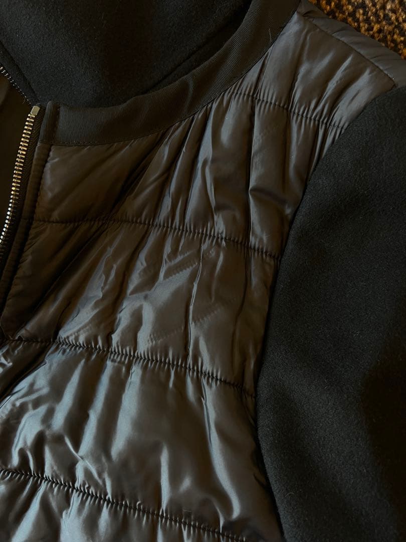 値下げ‼️SEVENTY ブラック ダウンベスト付き44