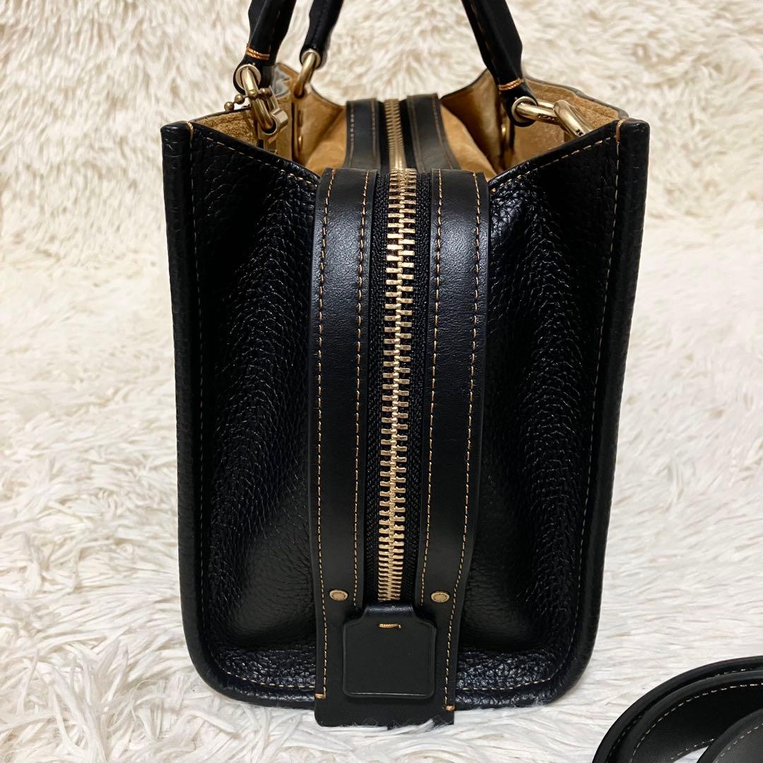 【未使用級】 COACH ローグ25 2way ブラック CI767