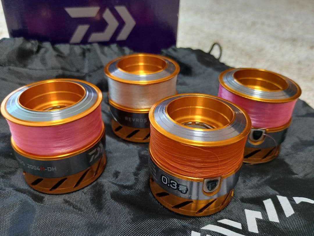 ダイワ レブロス2004H-DH 替えスプール4個付