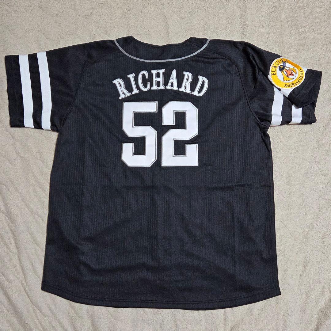 【希少】ソフトバンクホークス ハイクオリティユニフォーム 52 リチャード