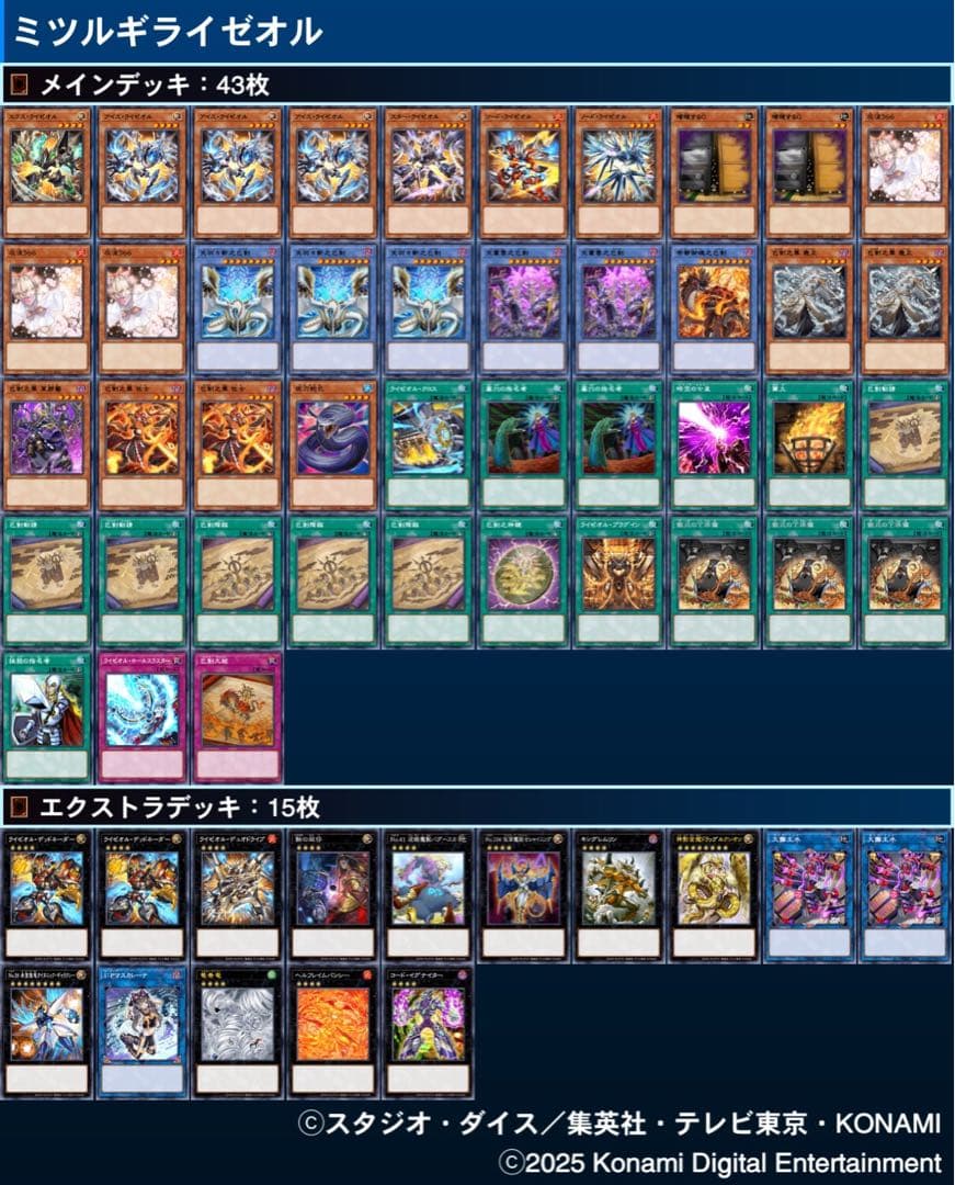 まとめ売り！構築済み、おまけ付き！巳剣ライゼオル43+15枚