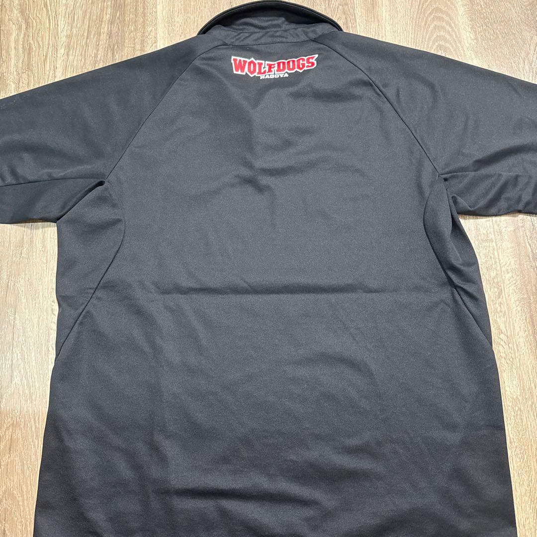 WOLFDOGS ブラック ポロシャツ