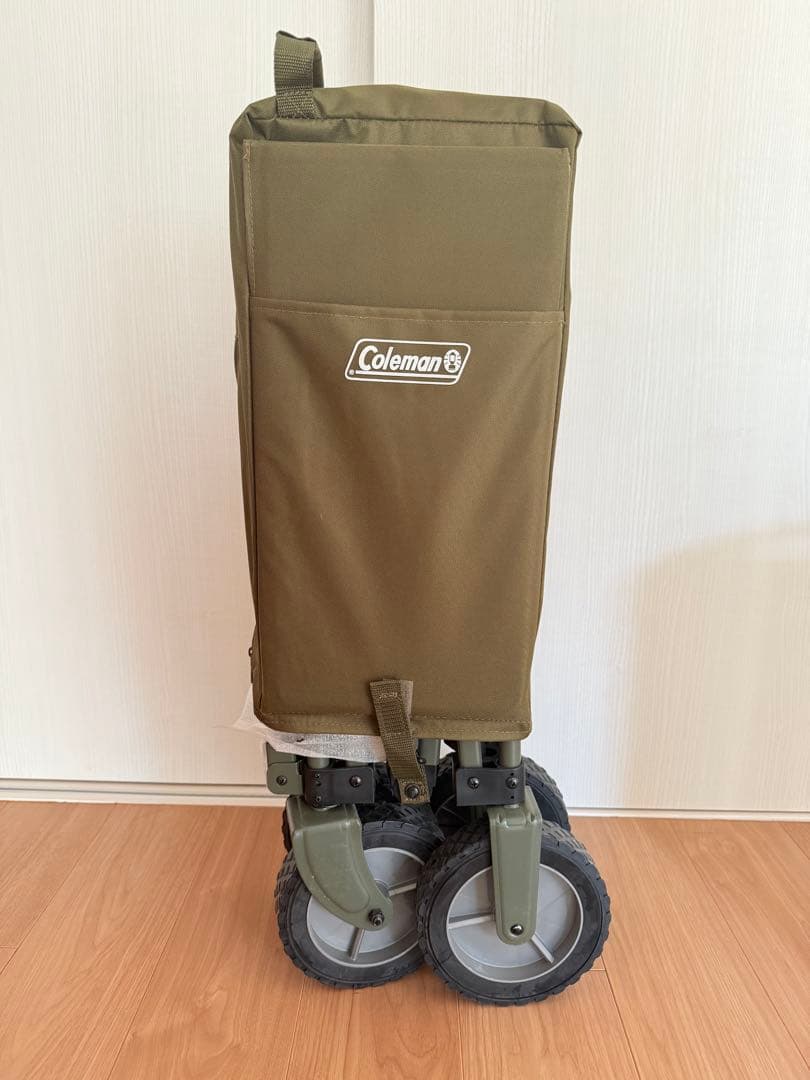 【新品・未使用】Coleman 折りたたみキャリーカート オリーブ