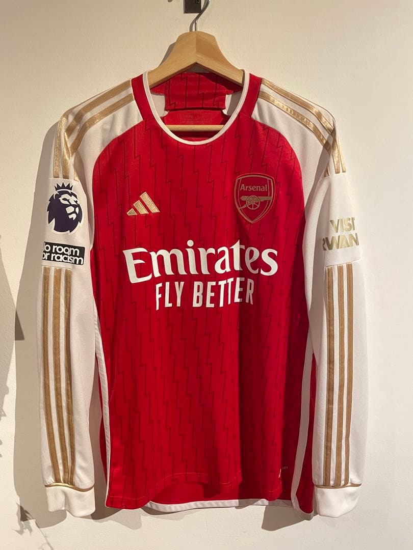 【正規品】アーセナル 23／24 ホーム　デクランライス 背番号入りユニフォーム