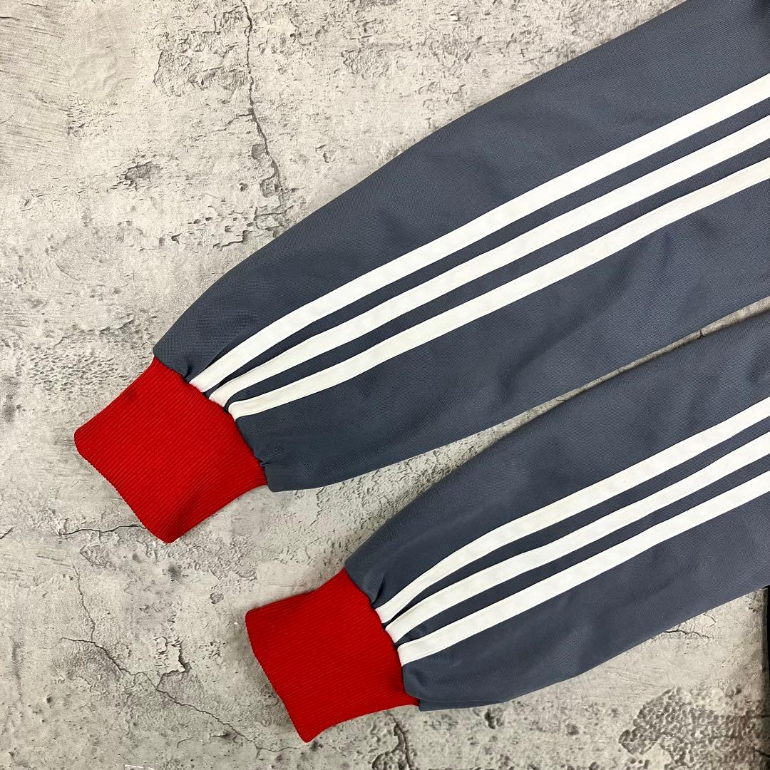 adidas リヴァプールFC トラックジャケット 日本製 古着 刺繍 赤 L