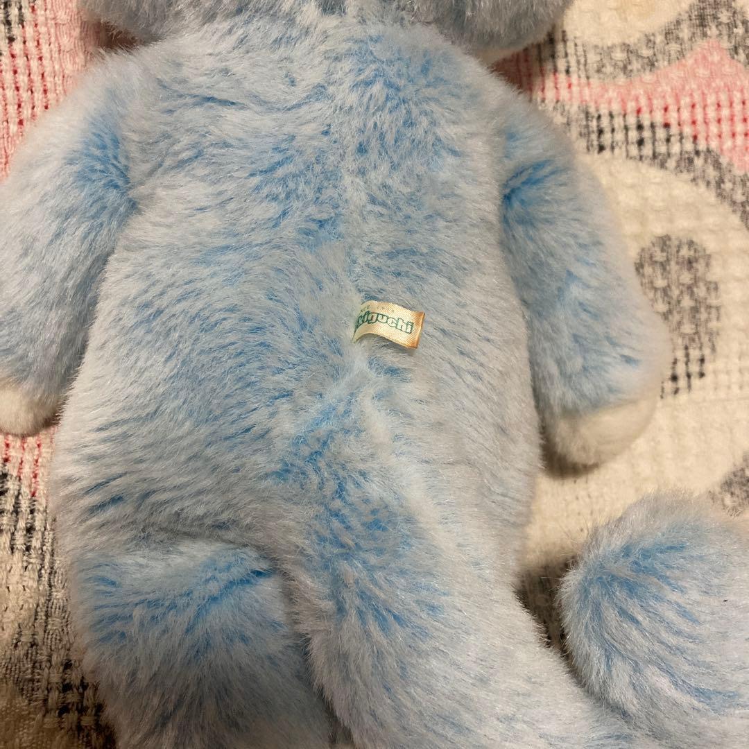 セキグチ　11ぴきのねこ　ぬいぐるみ　中古品　ブルー　毛足の長いタイプ