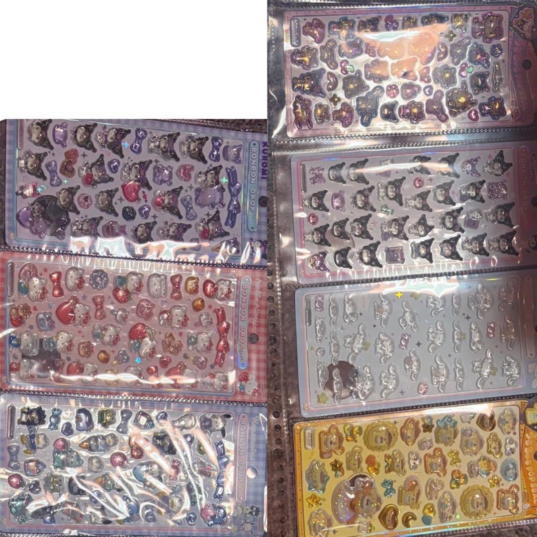 サンリオ　ボンボンドロップシール　7枚