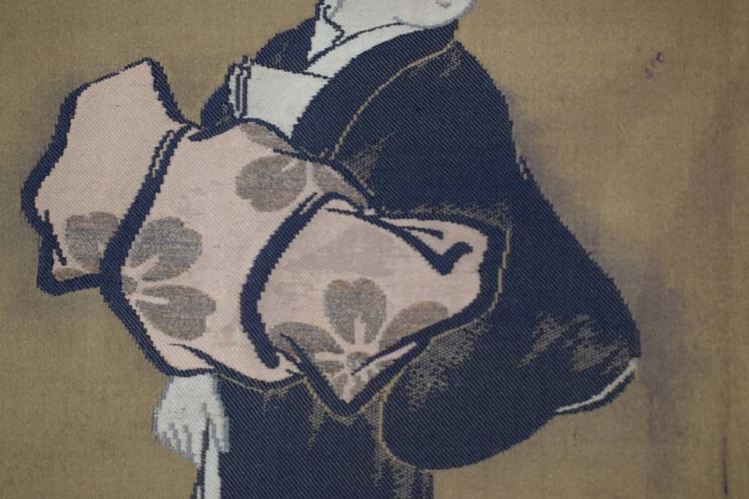 作者不詳/左甚五郎/京人形/刺繍/掛軸☆宝船☆Y-416　JM