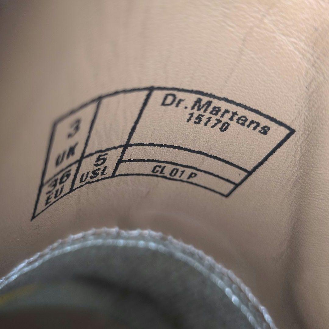 【新品】コムデギャルソン　ドクターマーチン　ブラック　サイドゴア　22.5cm