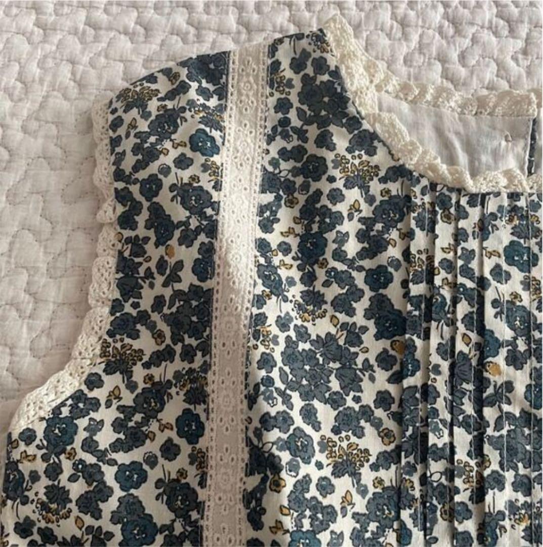 一点限り　littlecottonclothes 新品未使用　花柄ブラウス