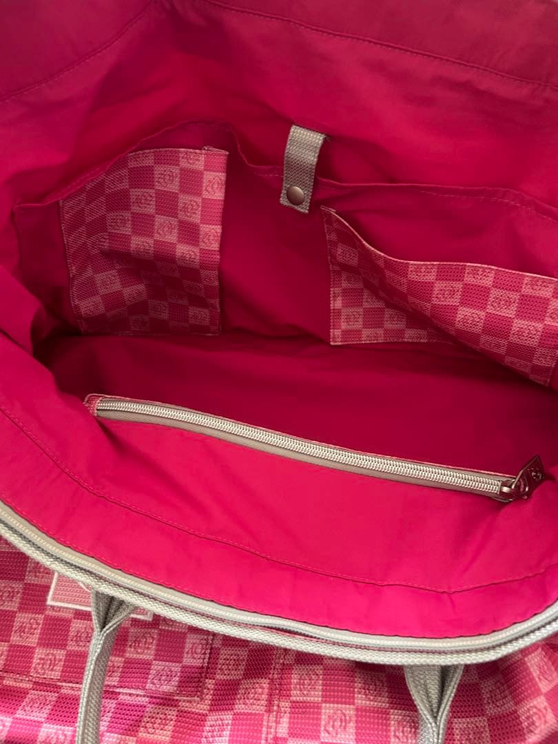 ZOY ゾーイ 2WAY ボストンバッグ 総柄 ピンク系