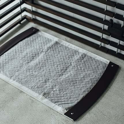 PECORO　トイレトレーワイド　カカオ　free stitch