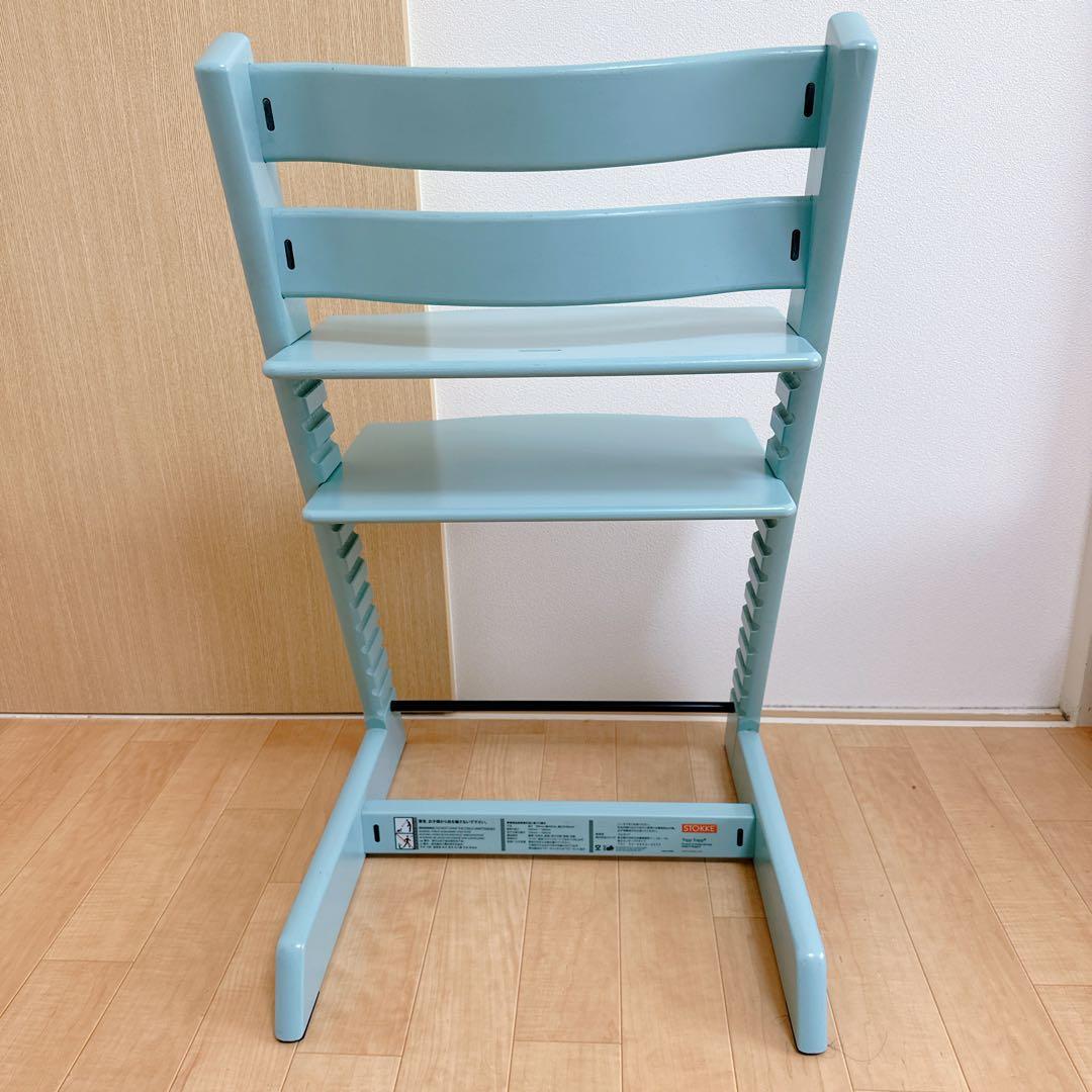 廃盤色 STOKKE ストッケ トリップトラップ シリアル6 アクアブルー