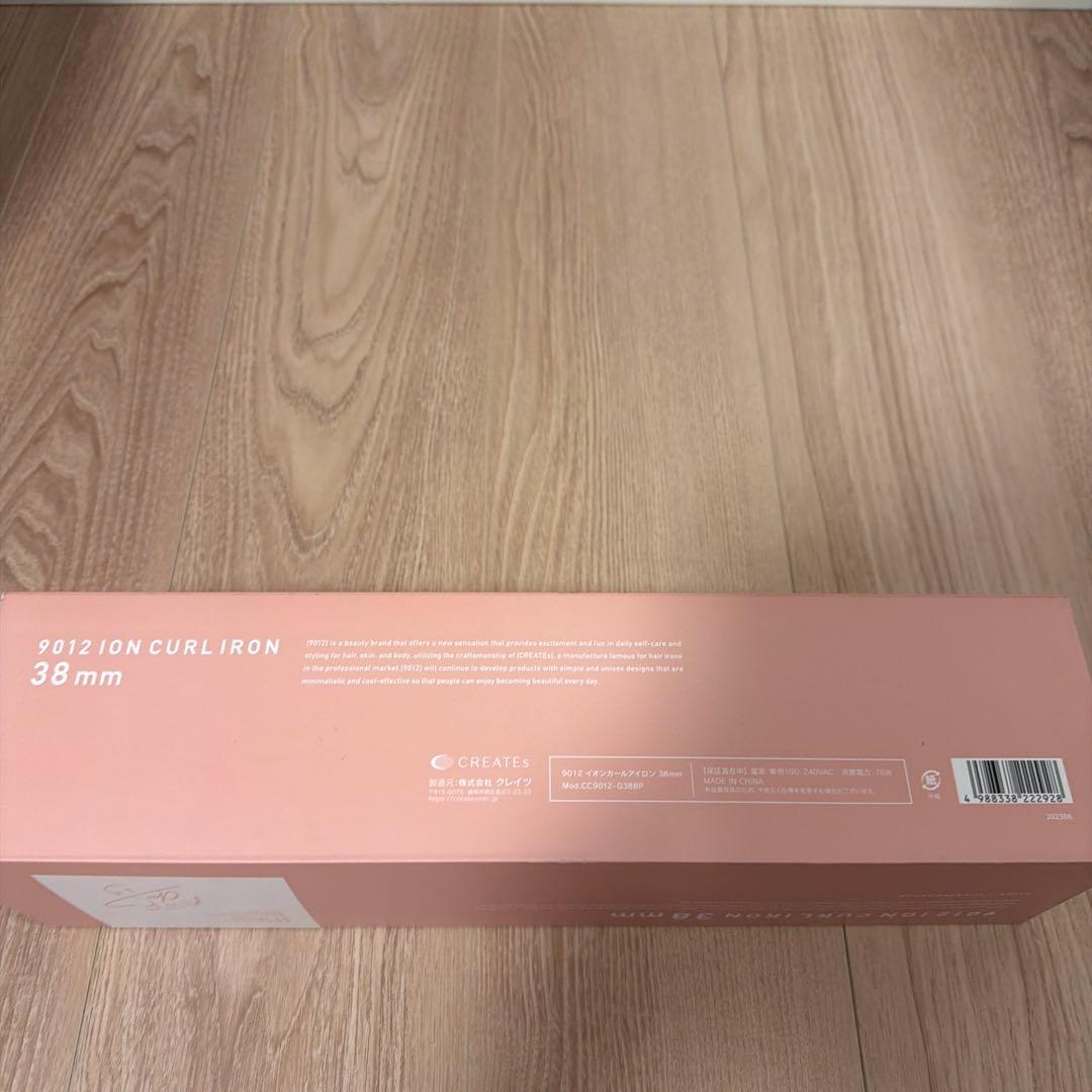 クレイツ9012イオンカールアイロン38mm