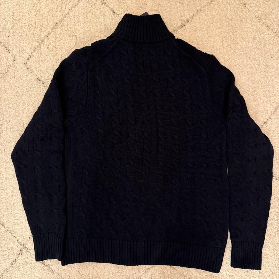 POLO Ralph Laurenケーブルニット フルジップアップセーター