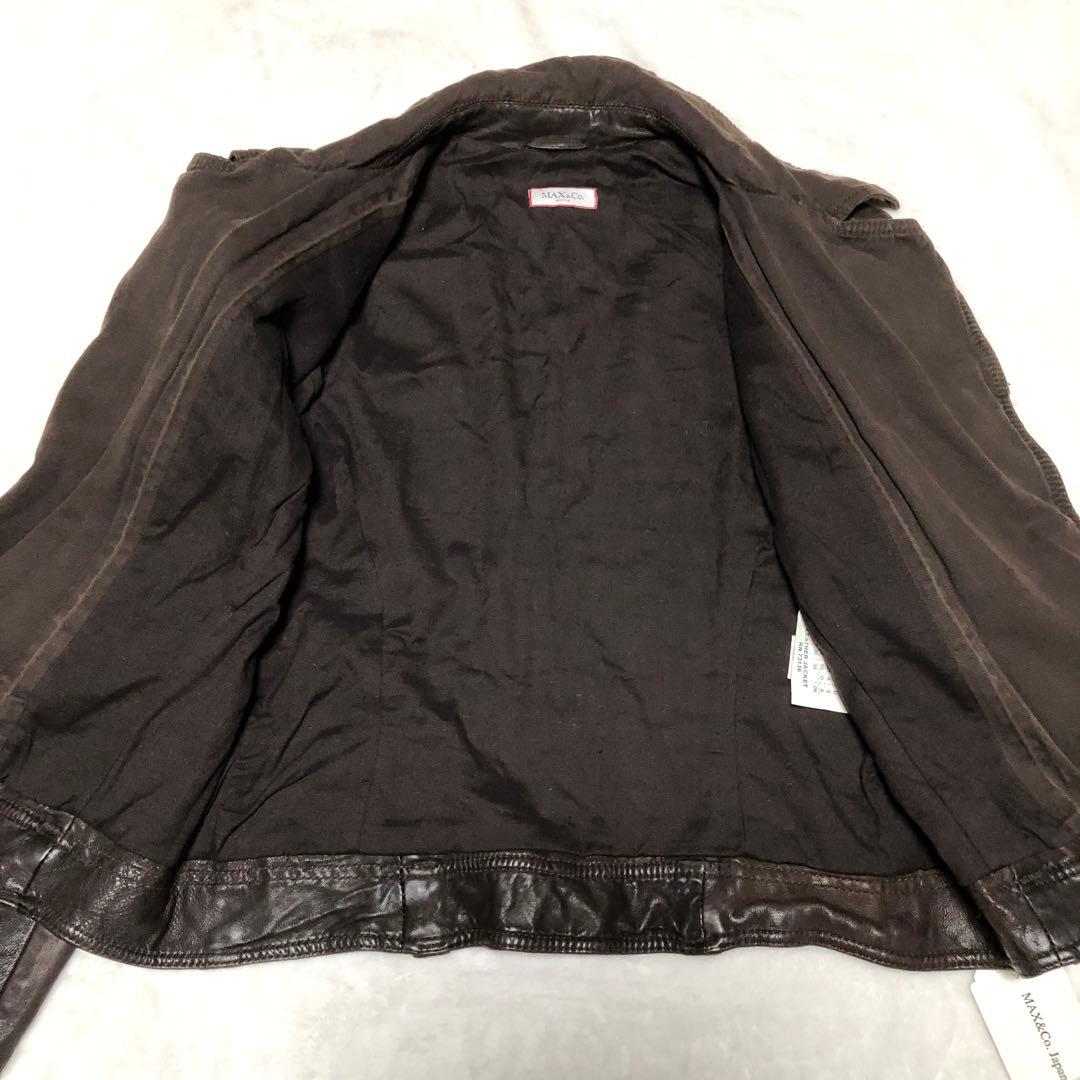 未使用タグ付✨マックスアンドコー【40】シングル ライダース ヴィンテージ