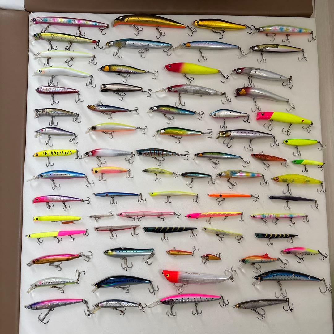 68本シーバスルアーまとめ売り（バラ売りもあり）