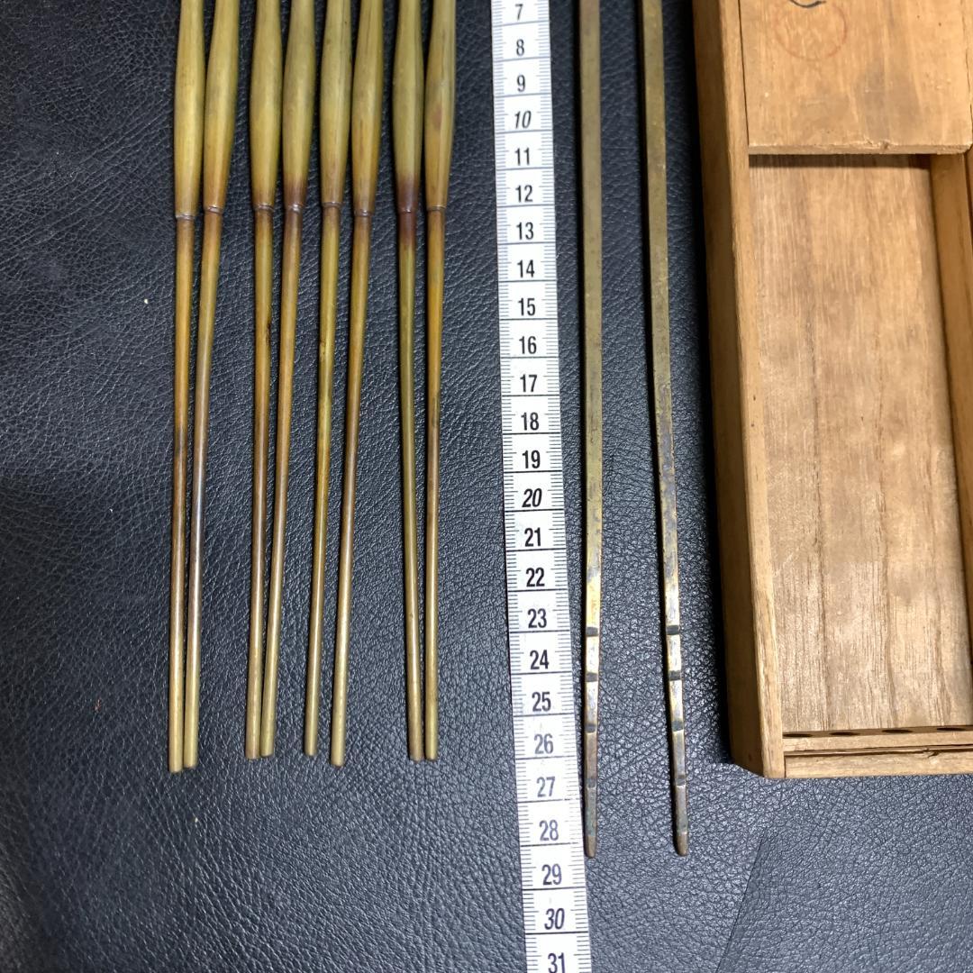 龍文堂造　火箸　希少