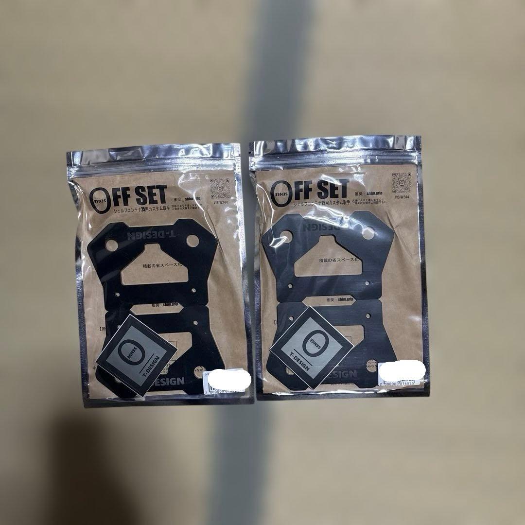 T-DESIGN マウントプレート ブラック 2枚セット