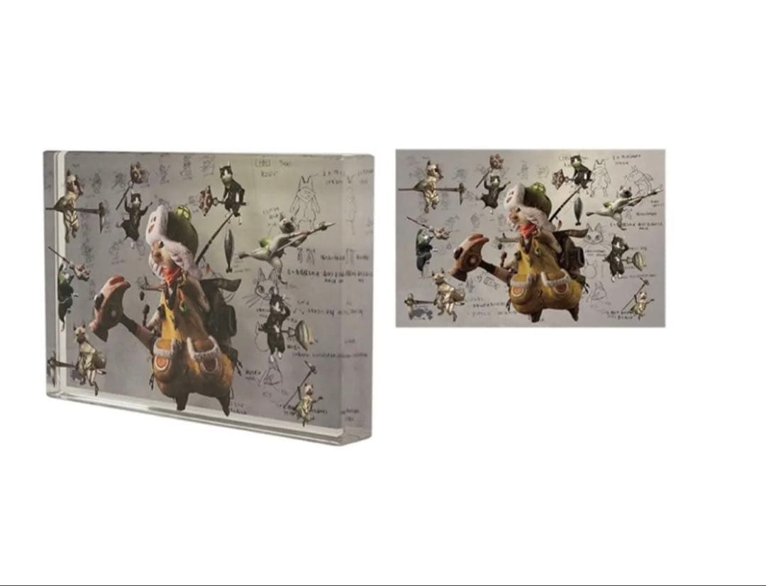 大カプコン展限定　アクリルブロック　モンスターハンター