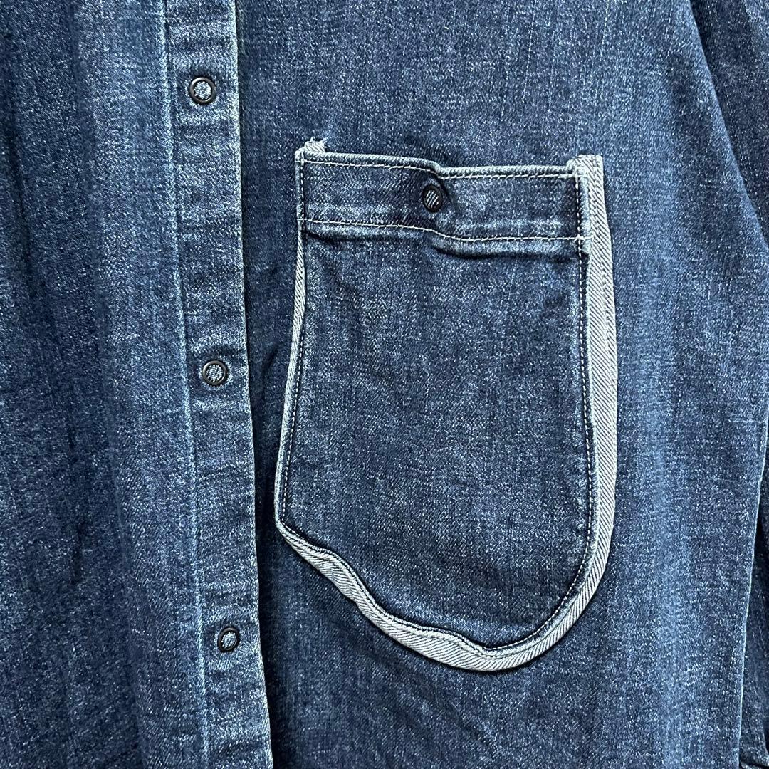 D-due デ・ドゥエ デニムブラウス　size40 ※状態訳あり