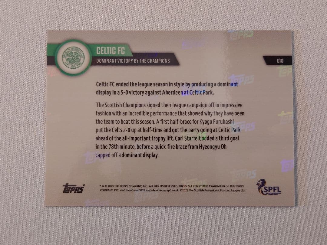 topps now 古橋亨梧 セルティック 日本代表 #010 16