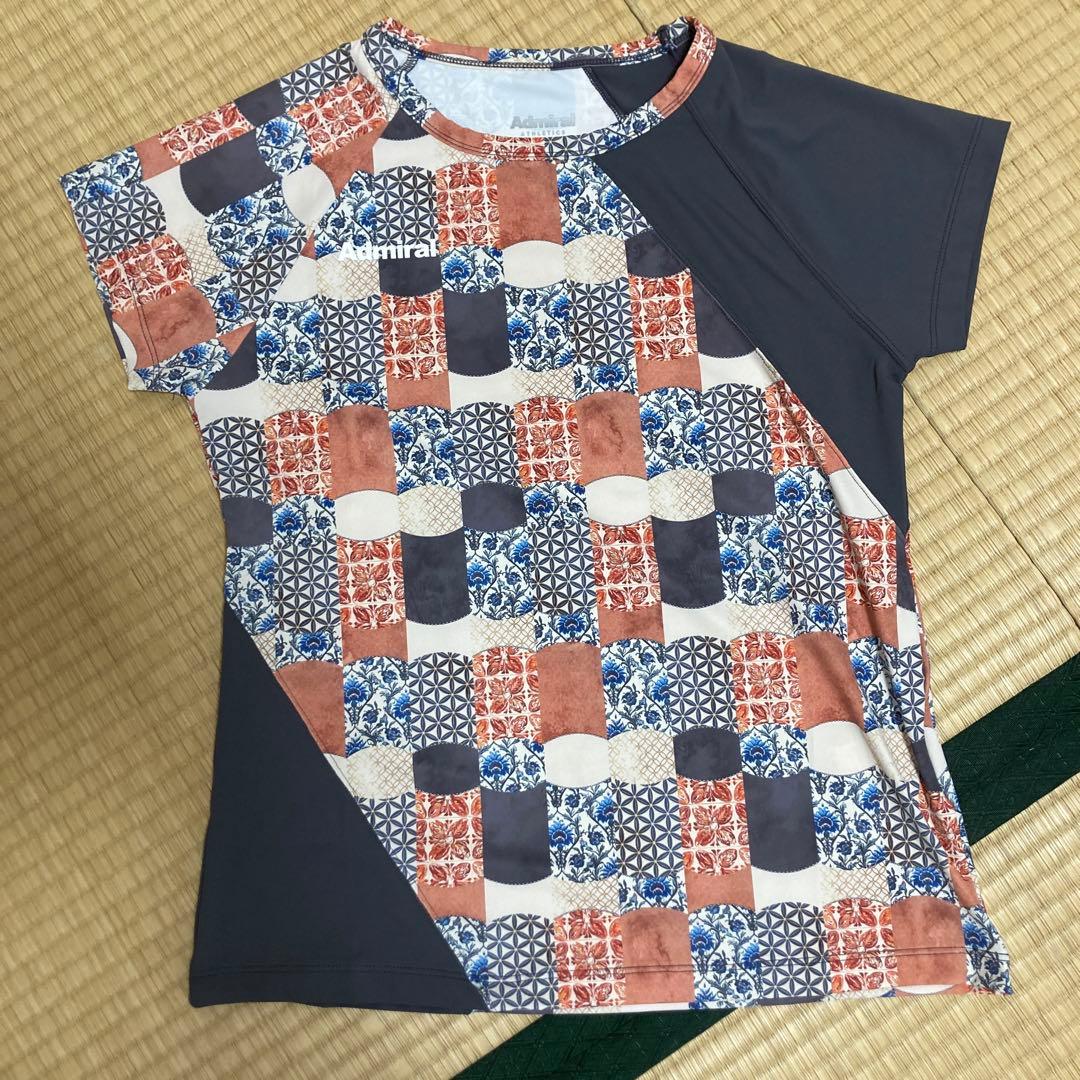 【新品】Admiral テニスウェア 上下セット M　グレー/マルチカラー