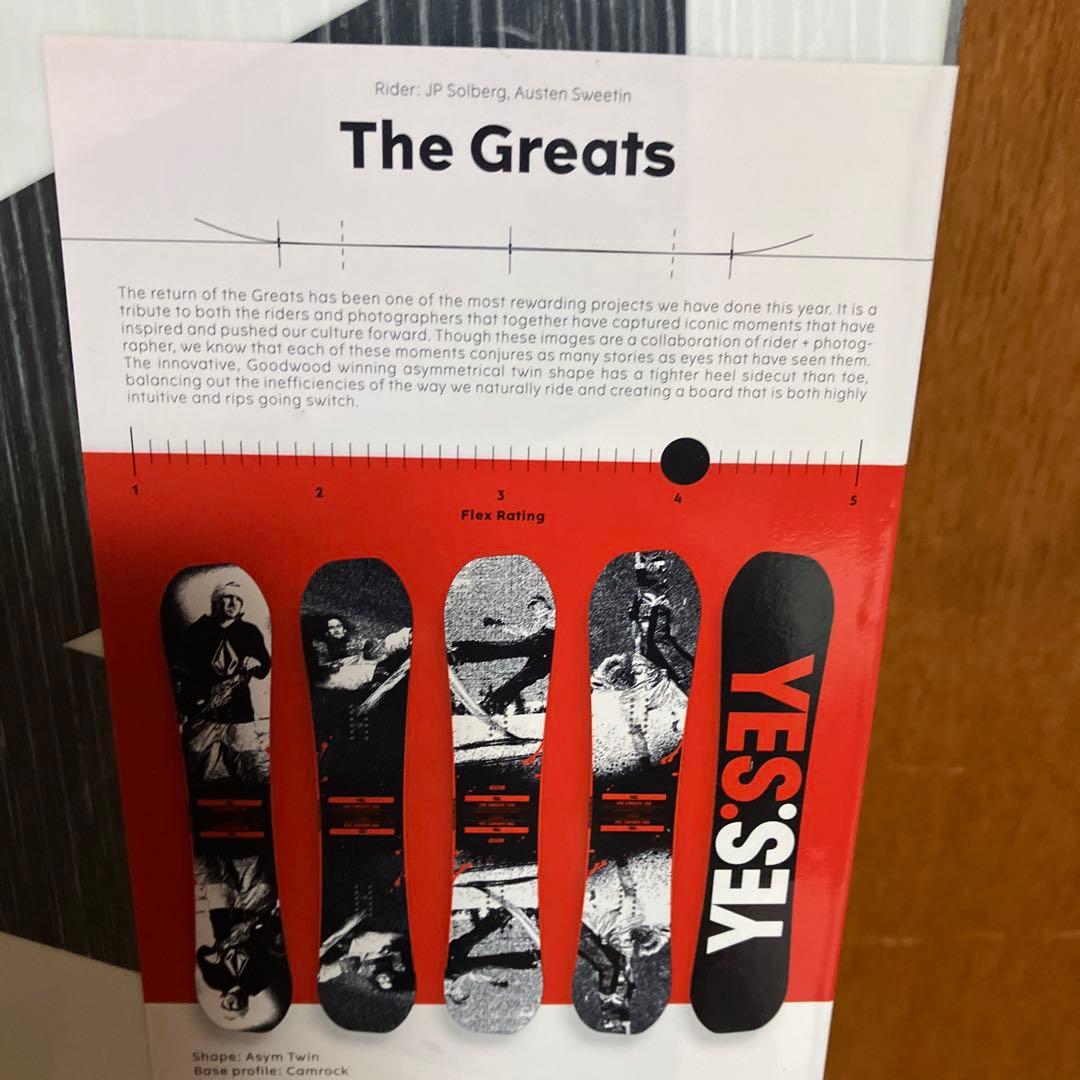 21 YES イエス　ジェフアンダーソン　スノーボード　152