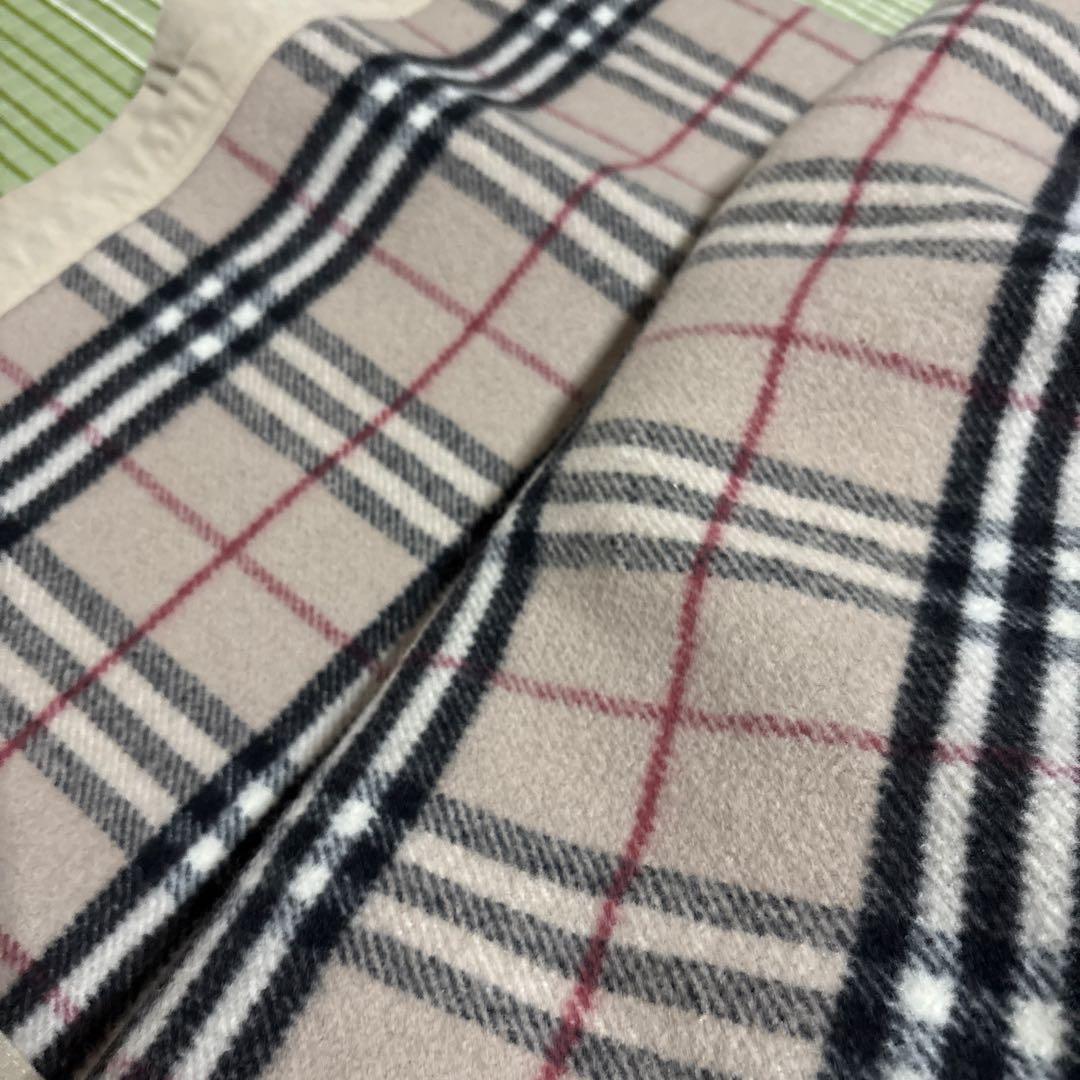 BURBERRY バーバリー　毛布　ノバチェック柄　ウール 100% 防寒　2枚