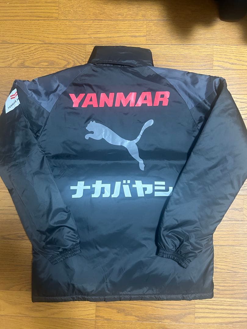 セレッソPUMAウォーマー上下M黒 YANMAR