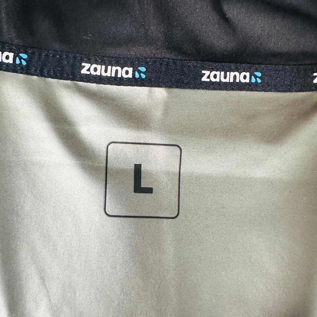 ほぼ未使用 美品 zauna ザウナスーツ上下セット セットアップ 黒 サイズL