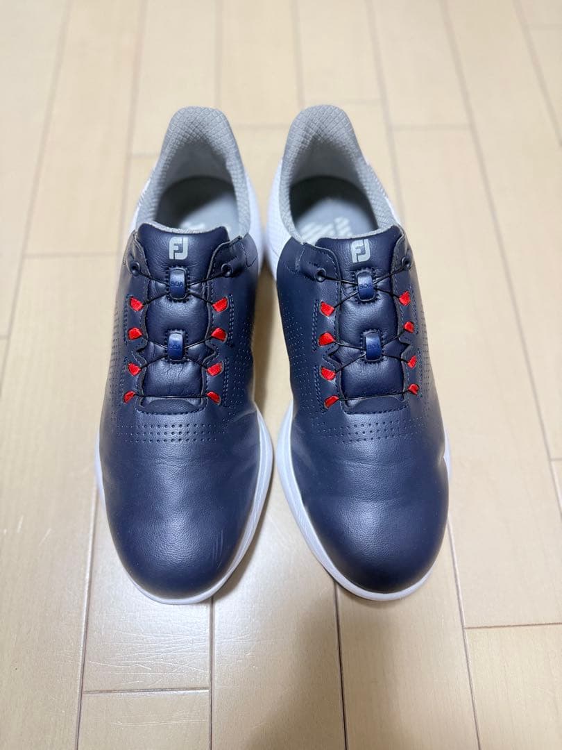 【1回使用】26cm FootJoy ゴルフシューズ BOAフィット ネイビー