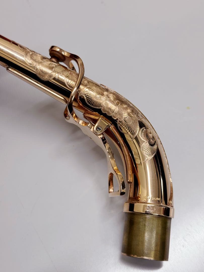 ヤナギサワ アルトサックス用 95PGPネック 総銀・ピンクゴールドメッキ