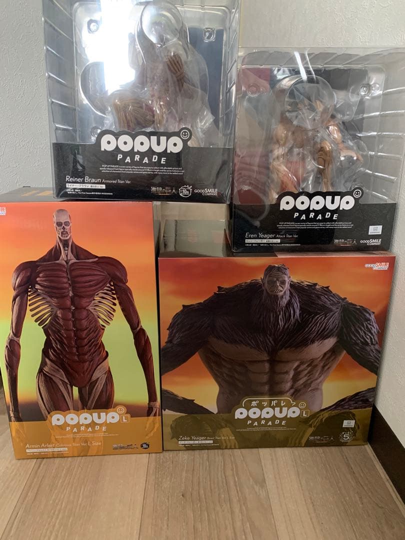 POP UP PARADE 進撃の巨人 4点セット　開封品　バラ売り❌最終値下げ