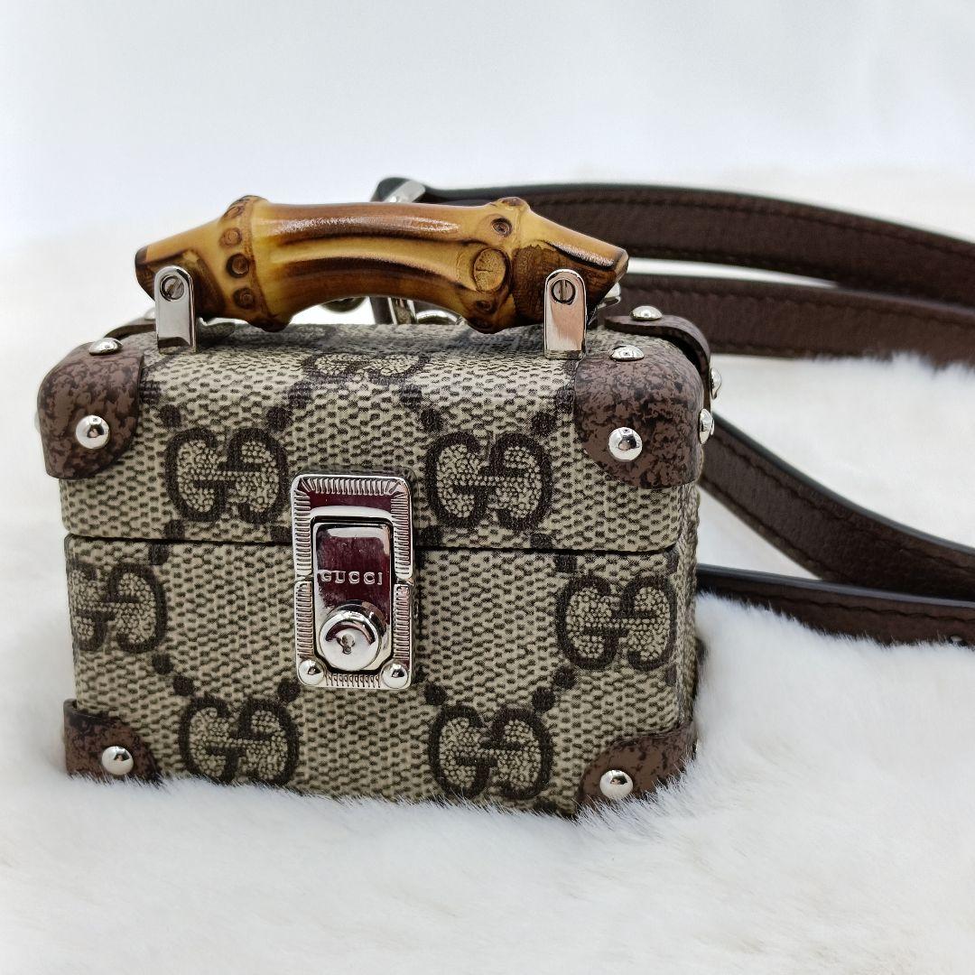 美品 GUCCI グッチ バンブー AirPods Pro ケース ショルダー