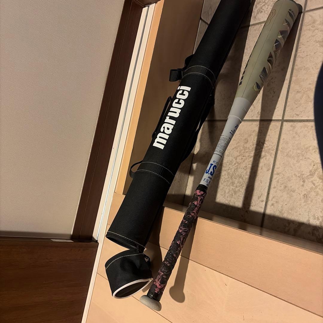 少年用ワニクラッシャー青ワニ　軟式バット 82cm 610g バットケース付き